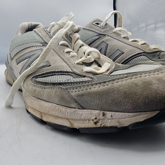 New Balance 990v5 Mens 12(4E) Grey White Athletic Running Shoes Suede M990GL5 - Picture 14 of 15